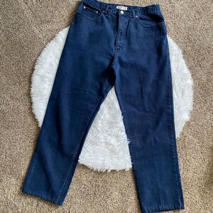Vintage Guess Jeans Hemmed Mens Size 34 Green Logo